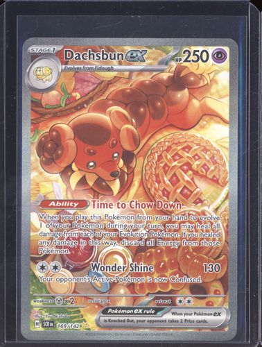 2024 Pokémon S&V Stellar Crown #169 Dachsbun ex — front