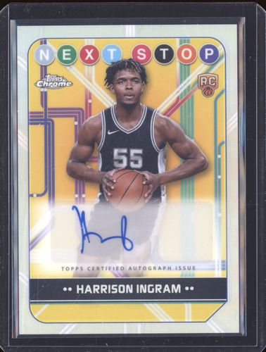 2024-25 Topps Chrome #NSS-HI Harrison Ingram Next Stop Signatures — front