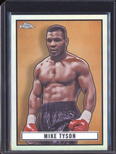 2024 Topps Chrome Boxing 1951 Ringside Refractor #TR-4 Mike Tyson — front