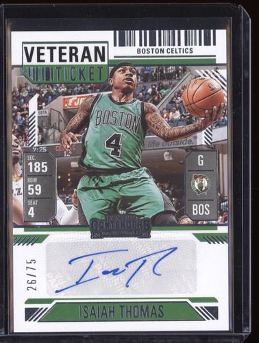 2024 Panini Contenders Veteran Ticket # Isaiah Thomas — front