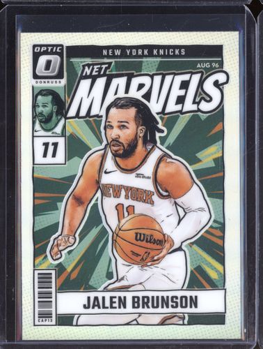 2024-25 Panini Donruss Optic #22 Jalen Brunson Net Marvels — front