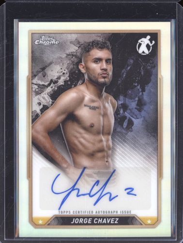 2024 Topps Chrome Boxing #CBA-JCZ Jorge Chavez — front