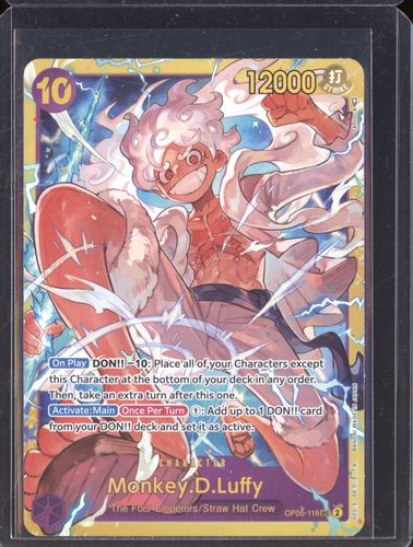 2023 One Piece TCG OP05-119 Monkey D. Luffy — front