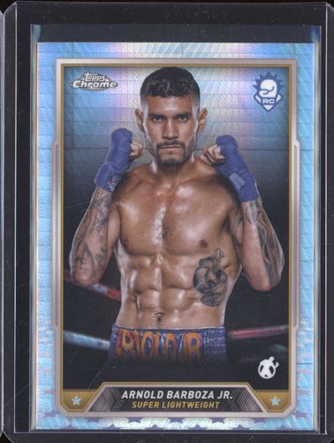 2024 Topps Chrome Boxing #18 Arnold Barboza Jr. — front