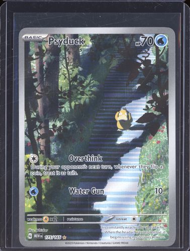 2023 Pokémon Scarlet & Violet 151 #175/165 Psyduck Illustration Rare — front