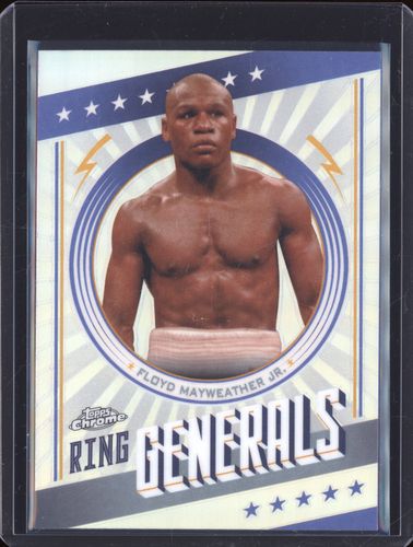 2024 Topps Chrome Boxing Ring Generals #RG-3 Floyd Mayweather Jr — front