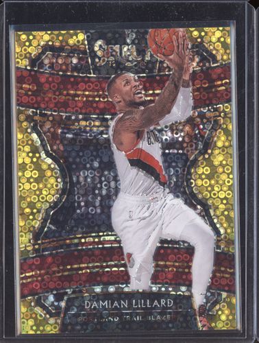 2019-20 Panini Select #78 Damian Lillard — front