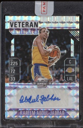 2024-25 Panini Contenders Optic Veteran Ticket Kareem Abdul-Jabbar — front