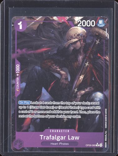 2024 One Piece Emperors in the New World #OP09-069 Trafalgar Law — front
