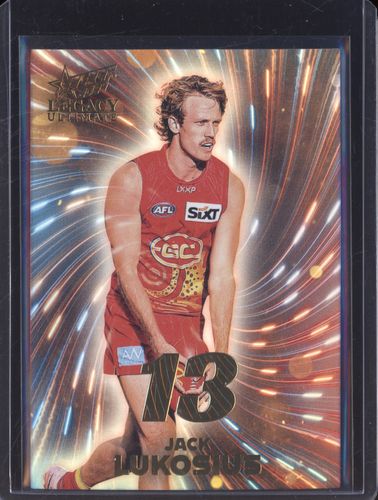 2024 Select AFL Legacy Ultimate #13 Jack Lukosius — front