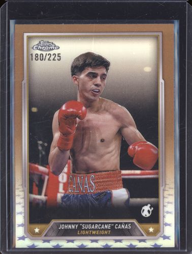 2024 Topps Chrome Boxing #8 Johnny "Sugarcane" Cañas — front