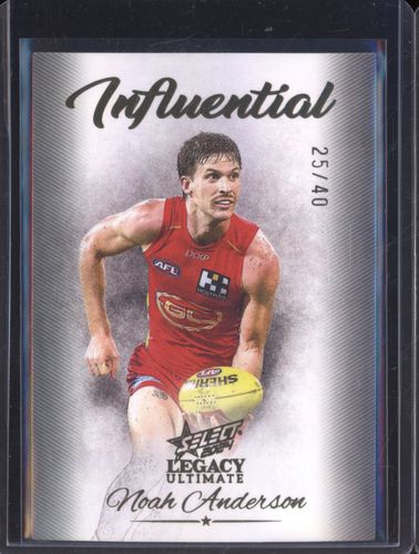 2024 Select Legacy Ultimate Influential #25/40 Noah Anderson — front