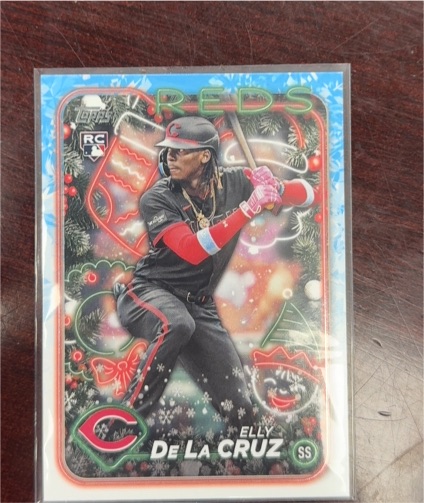 2024 Topps Holiday #H102 Elly De La Cruz — front