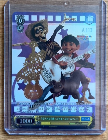 Weiss Schwarz Pixar PXR/S94-005SP Miguel, Hector & Dante — front