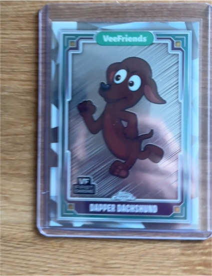2025 Topps Chrome VeeFriends #48 Dapper Dachshund — front