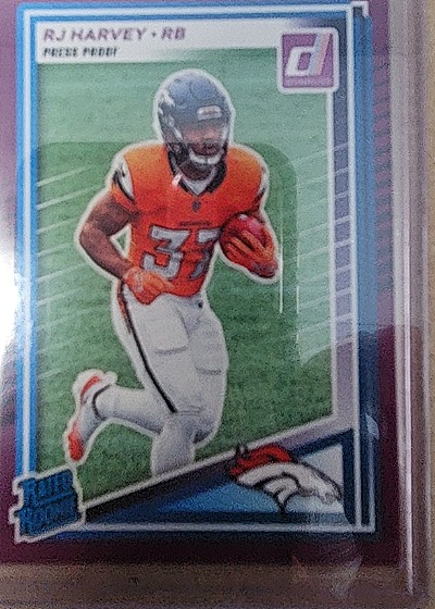 2024 Donruss #RR R.J. Harvey Rookie Card — front