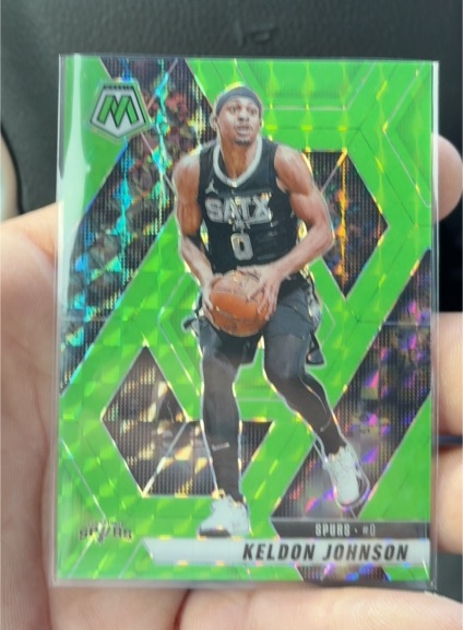 2024-25 Panini Mosaic #9 Keldon Johnson — front