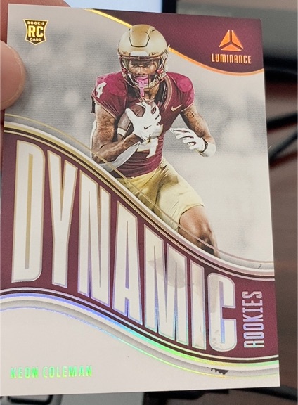 2024 Panini Luminance #DR-KCN Keon Coleman — front