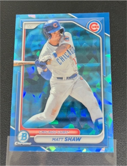 2024 Bowman Chrome #BCP-30 Matt Shaw — front