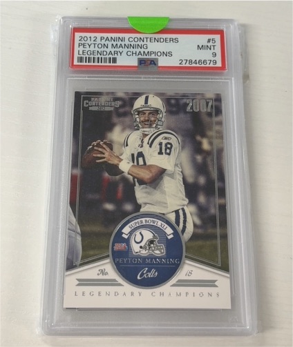 2012 Panini Contenders #5 Peyton Manning — front
