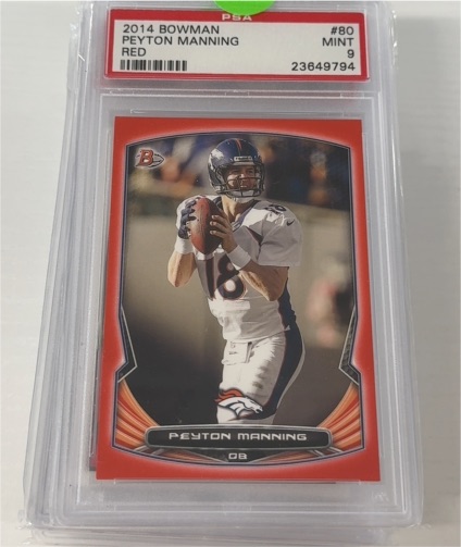 2014 Bowman #80 Peyton Manning — front