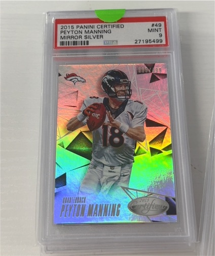 2015 Panini Certified #49 Peyton Manning Mirror Silver — front