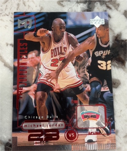 1998 Upper Deck The Jordan Files #158 Michael Jordan — front