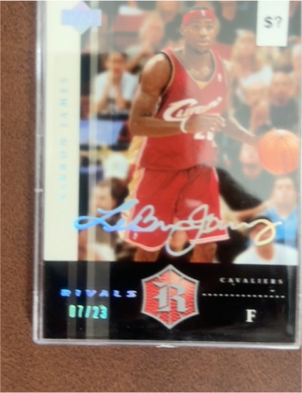 2004-05 Upper Deck Rivals #7 LeBron James — front