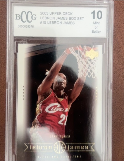2003 Upper Deck #15 LeBron James — front