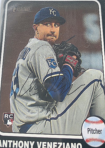 2024 Topps Heritage #602 Anthony Veneziano — front