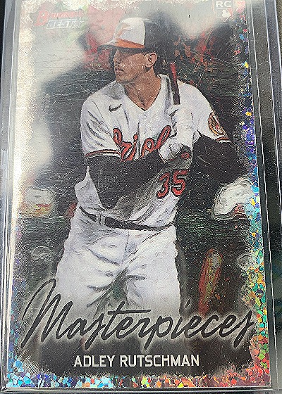 2023 Bowman's Best #BM-6 Adley Rutschman Masterpieces Rookie Insert — front