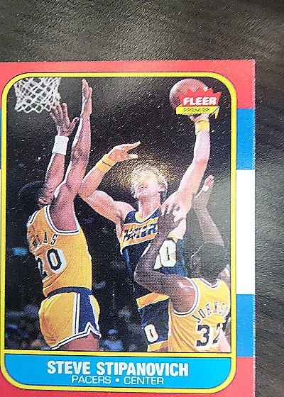1986 Fleer #106 Steve Stipanovich — front