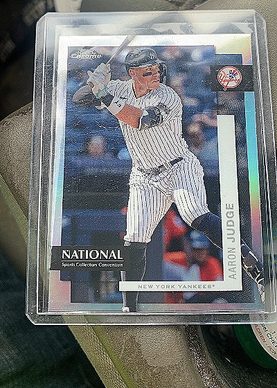 2024 Topps Chrome National Sports Collectors Convention #MLB-15 Aaron Judge — front