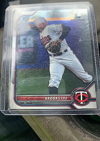 2022 Bowman Chrome Draft Sapphire Edition #BDC-153 Brooks Lee — front