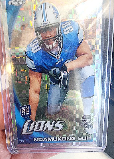 2010 Topps Chrome #C160 Ndamukong Suh Rookie — front
