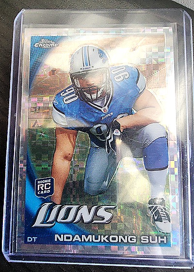 2010 Topps Chrome #C160 Ndamukong Suh Rookie — front