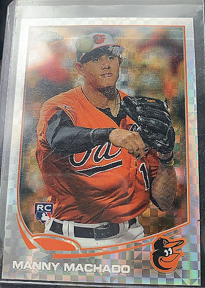 2013 Topps Chrome #12 Manny Machado — front