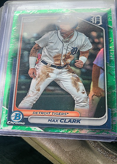 2024 Bowman Chrome #BCP-74 Max Clark — front