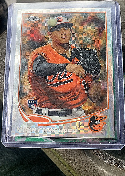 2013 Topps Chrome #12 Manny Machado — front