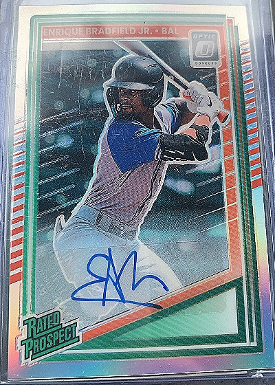 2025 Donruss Optic #142 Enrique Bradfield Jr. — front