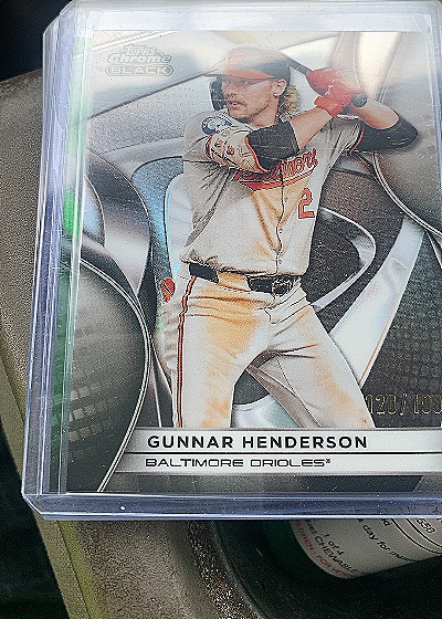 2025 Topps Chrome Black #3 Gunnar Henderson — front