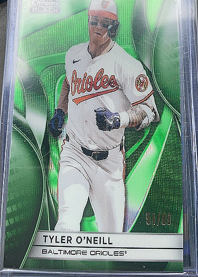 2025 Topps Chrome Black #86 Tyler O'Neill — front
