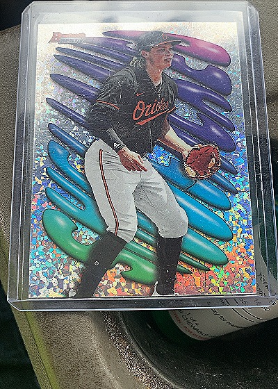 2023 Bowman's Best #SH-4 Jackson Holliday Shellacked Baltimore Orioles — front
