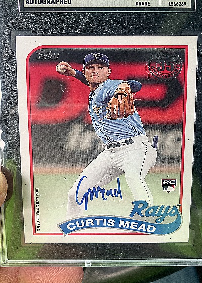 2024 Topps Series 1 1989 Topps 35th Anniversary #89BA-CME Curtis Mead — front