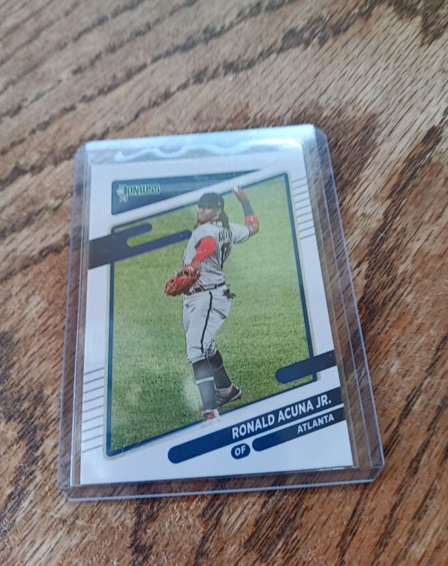 2021 Donruss #192 Ronald Acuna Jr. — front