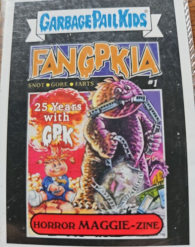 2019 Topps Garbage Pail Kids Revenge of Oh The Horror-ible #2b Horror Maggie-zine — front