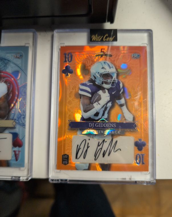 2024 Wild Card 5 Card Draw #10 DJ Giddens — front