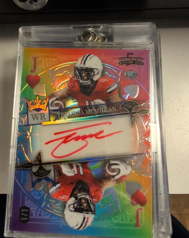 2024 Wild Card Stacked Deck #JH Tetairoa McMillan — front