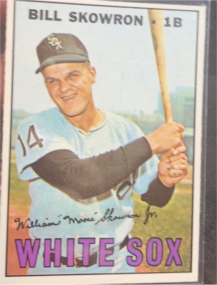 1967 Topps #357 Bill Skowron Chicago White Sox — front