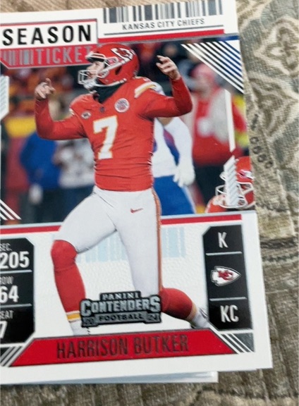 2024 Panini Contenders #49 Harrison Butker — front